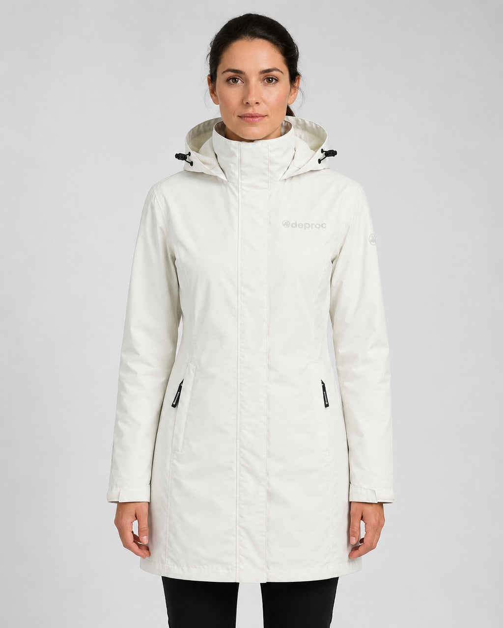 DEPROC ACTIVE Outdoorparka Laval Long Offwhite - Bild 3
