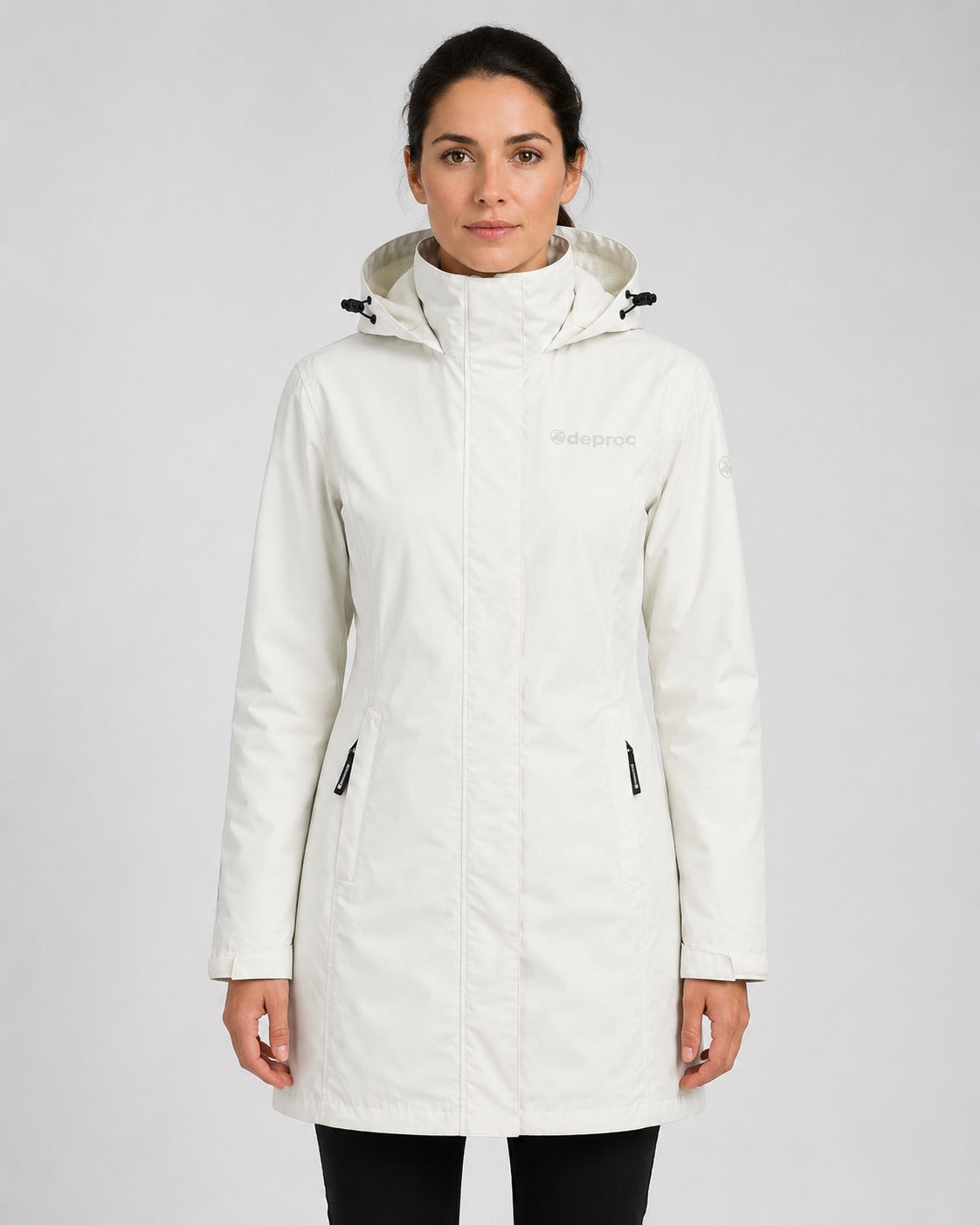 DEPROC ACTIVE Outdoorparka Laval Long Offwhite - Bild 3