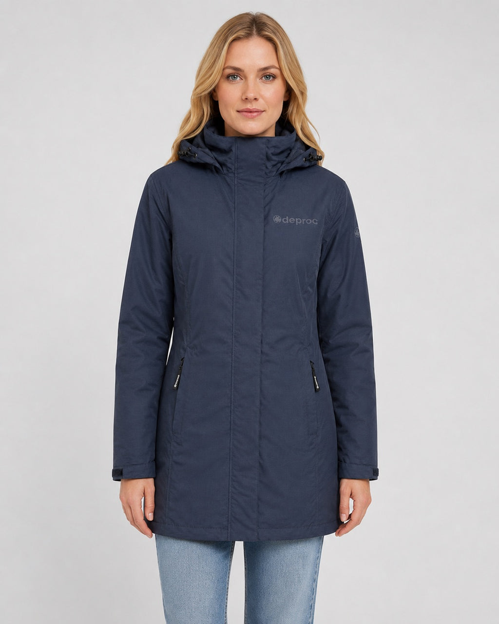 DEPROC ACTIVE Outdoorparka Laval Long Dark Navy - Bild 3