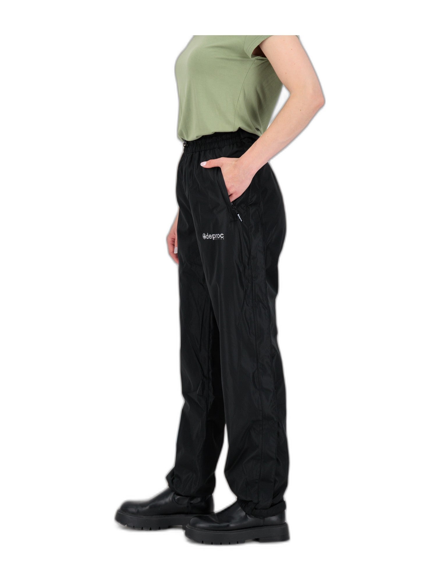 DEPROC KORSIKA Regenhose Damen – Seitenansicht