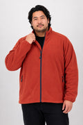 DEPROC Fleecejacke WAWA BAY Rot – XXL-Modelbild 1