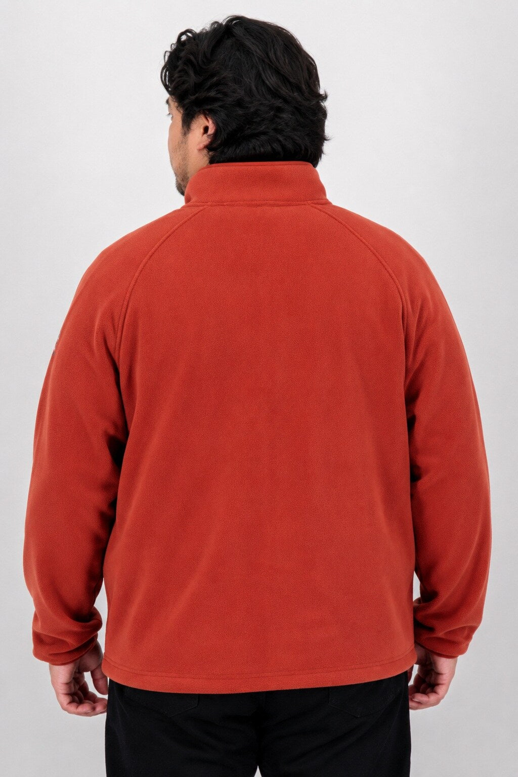 DEPROC Fleecejacke WAWA BAY Rot – XXL-Modelbild 3