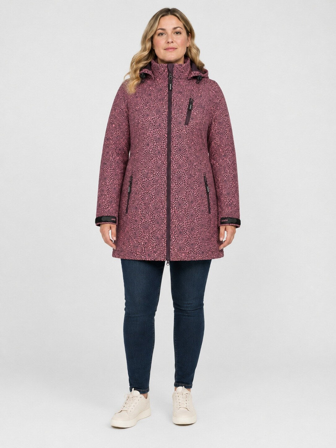 DEPROC SHELBY LONG Weinrot – XXL-Modelbild 1
