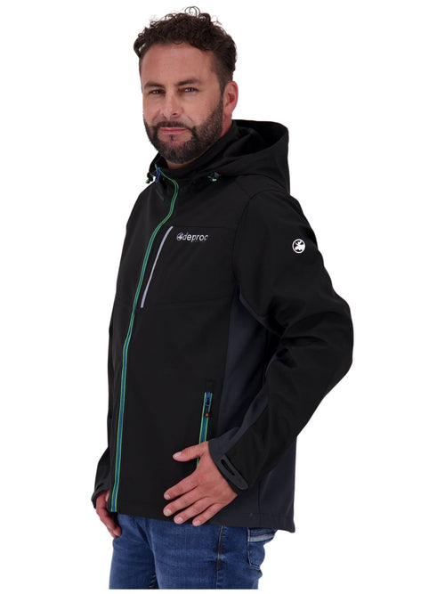 DEPROC Softshelljacke NUNAVUT Schwarz – Bild 2 (OTTO-Feed p02)