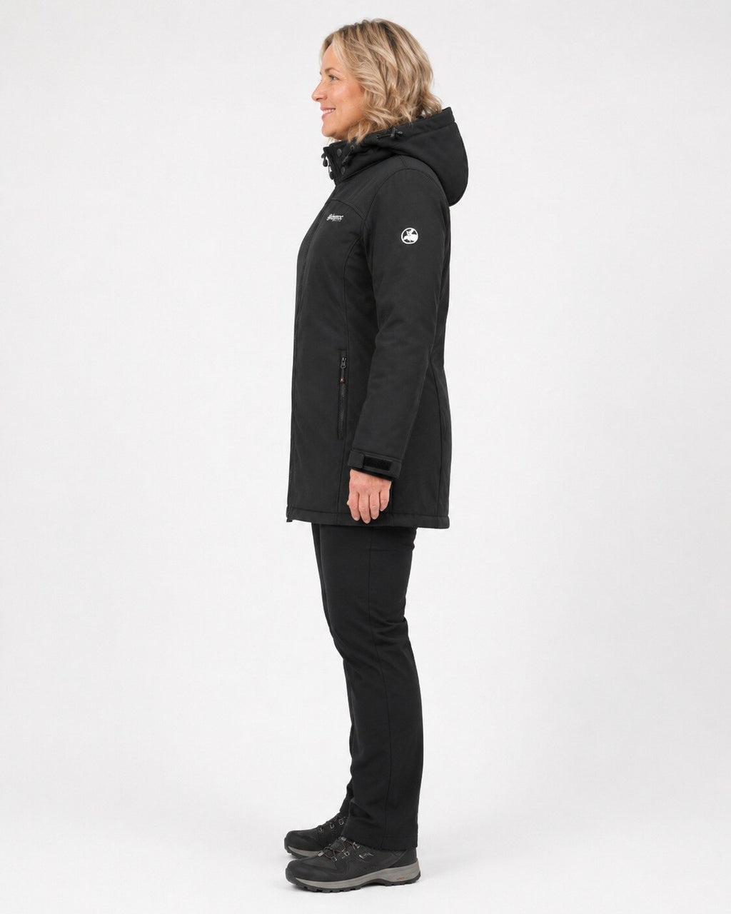 DEPROC Übergangsjacke KEELE PEAK II Schwarz – XXL-Modelbild 2