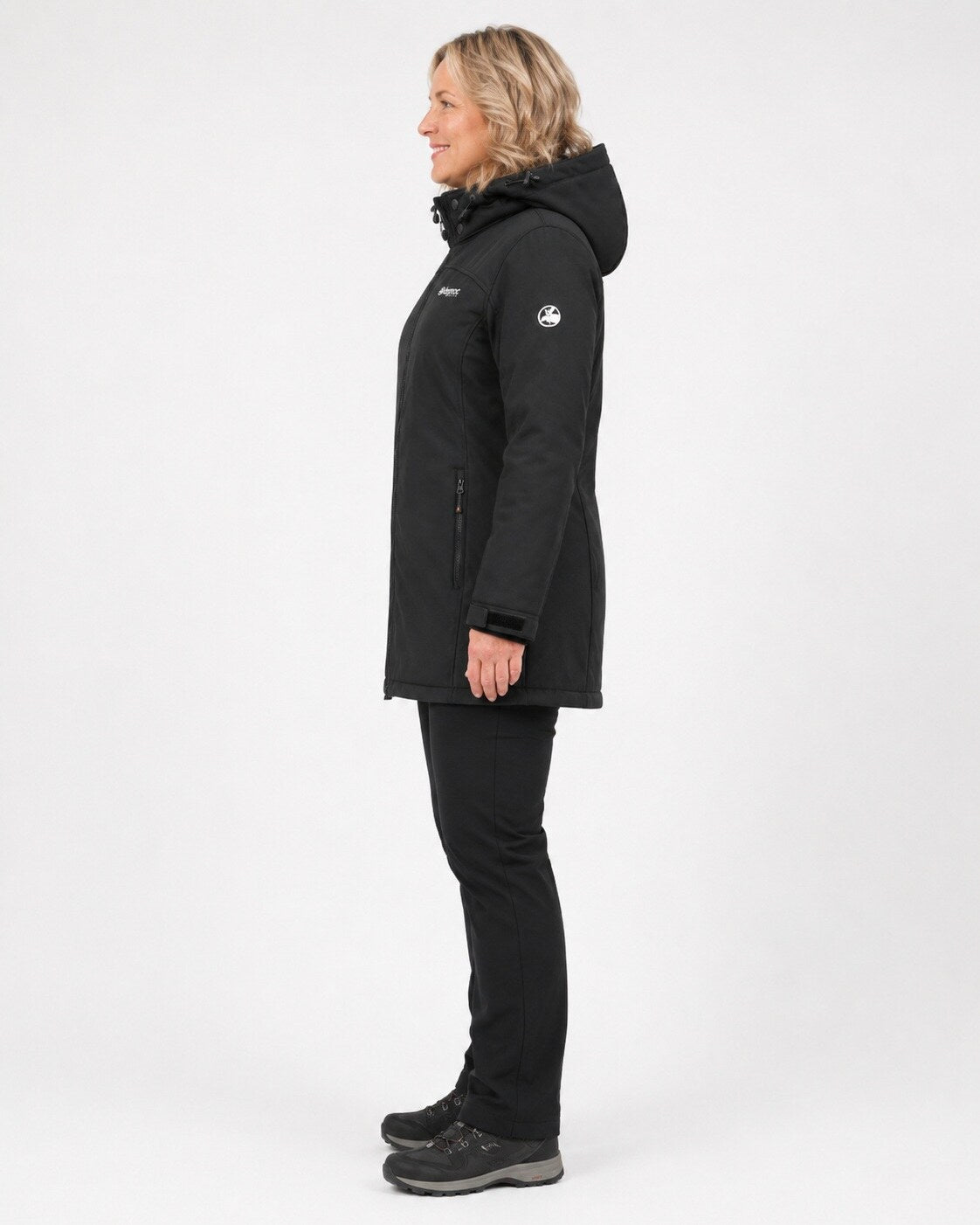 DEPROC Übergangsjacke KEELE PEAK II Schwarz – XXL-Modelbild 2