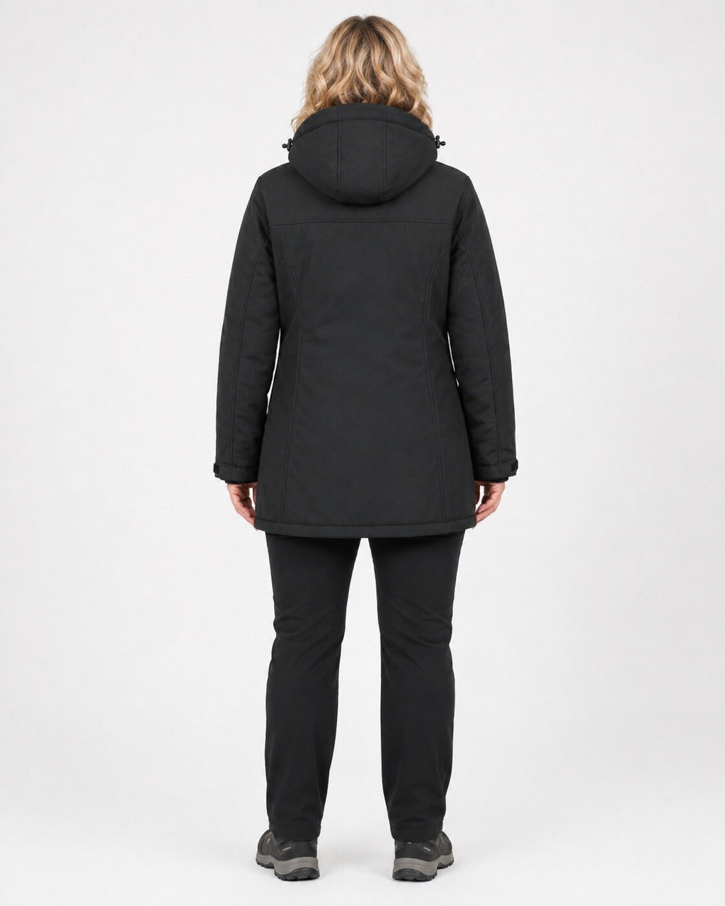 DEPROC Übergangsjacke KEELE PEAK II Schwarz – XXL-Modelbild 3
