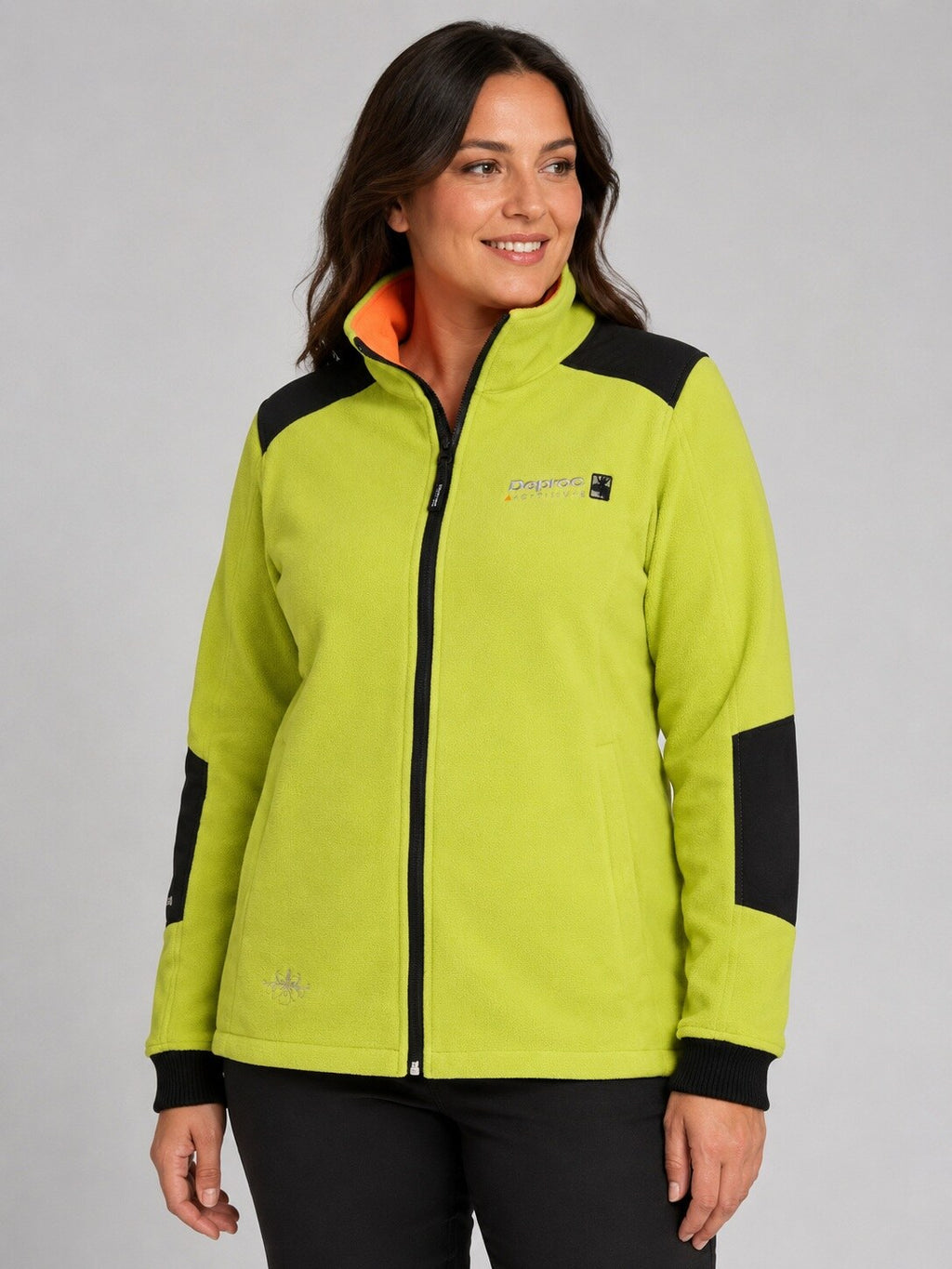 DEPROC Outdoorjacke CANADA Limette – XXL-Modelbild 1
