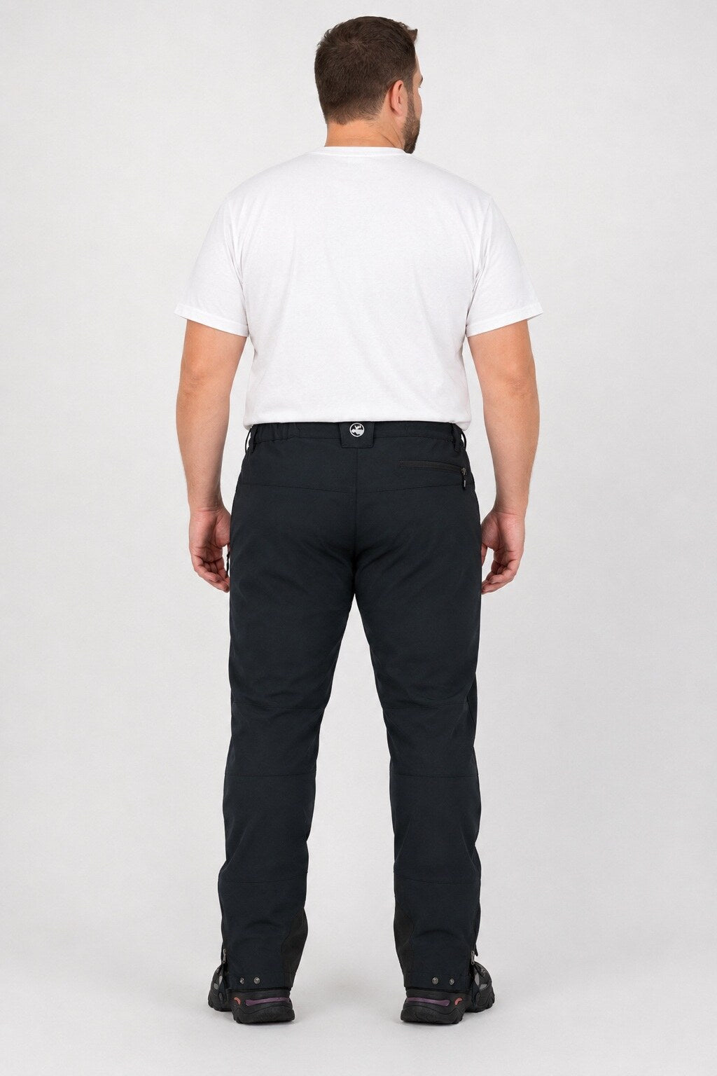 DEPROC Softshellhose STERLING SNOW Schwarz – XXL-Modelbild 3