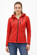 Kapuzenfleecejacke