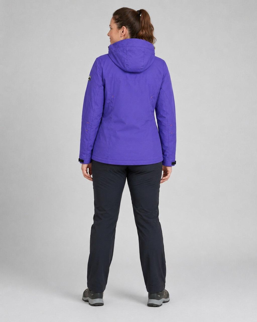 DEPROC Outdoorjacke Cambridge Lilac – XXL-Modelbild 3