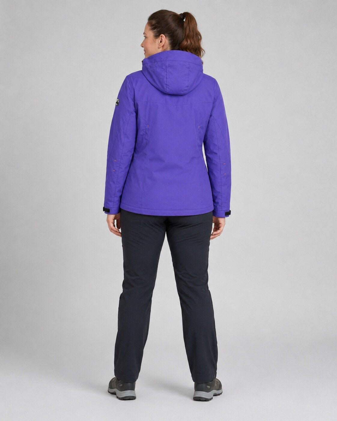 DEPROC Outdoorjacke Cambridge Lilac – XXL-Modelbild 3
