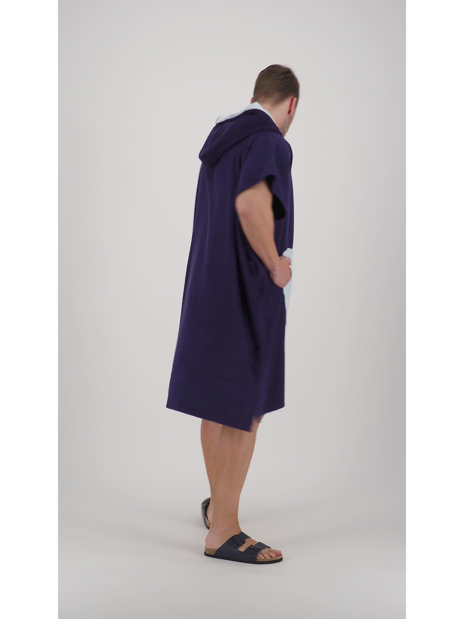 DEPROC Badeponcho PARLEE BEACH Herren Navy