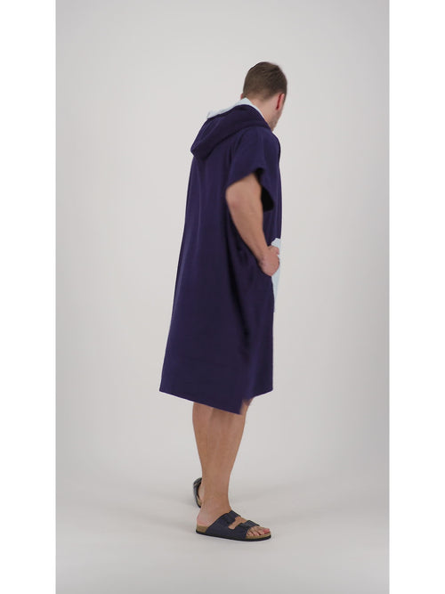 DEPROC Badeponcho PARLEE BEACH Herren Navy