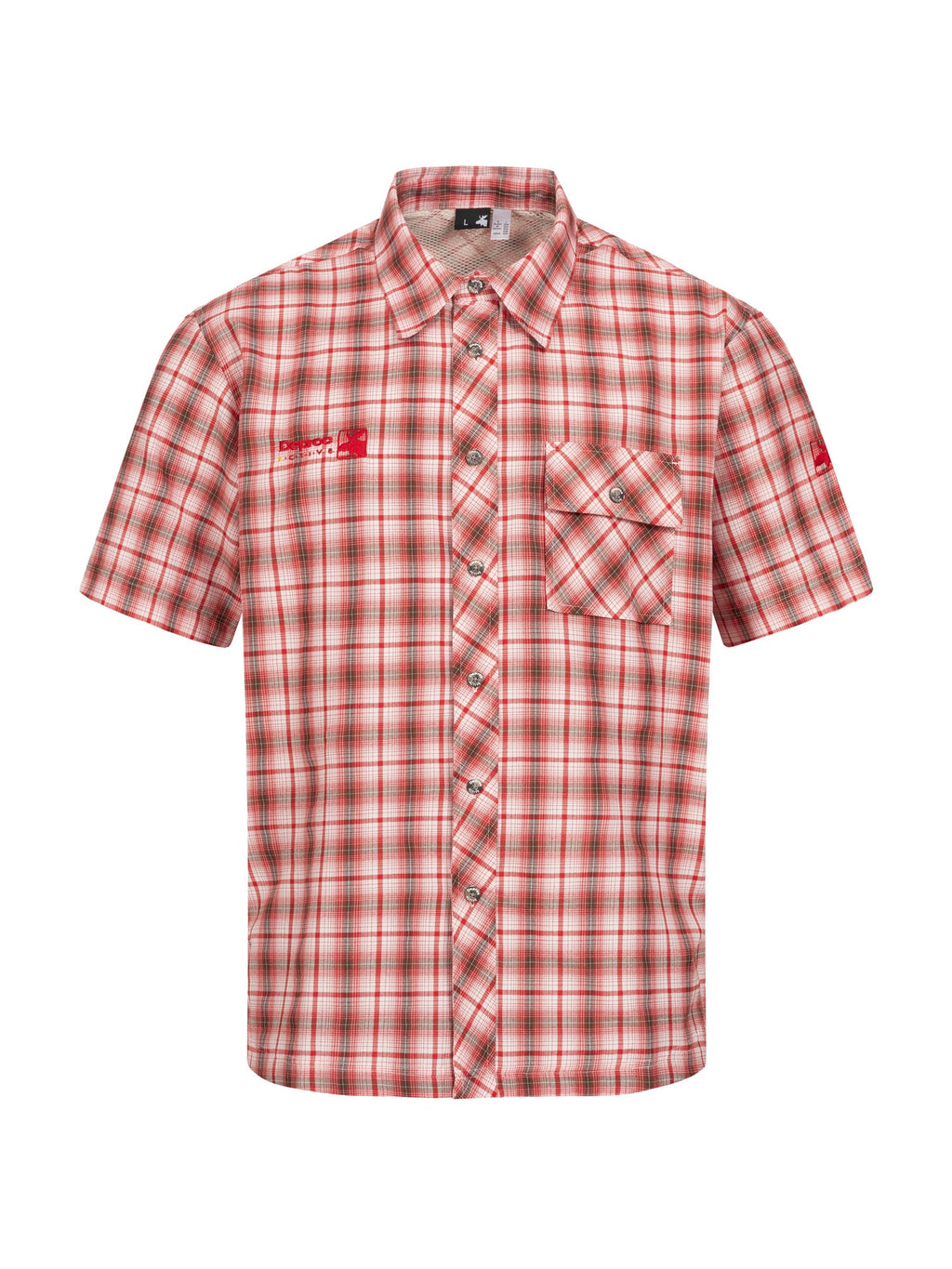 Outdoorhemd Copper Red-Gray-Check