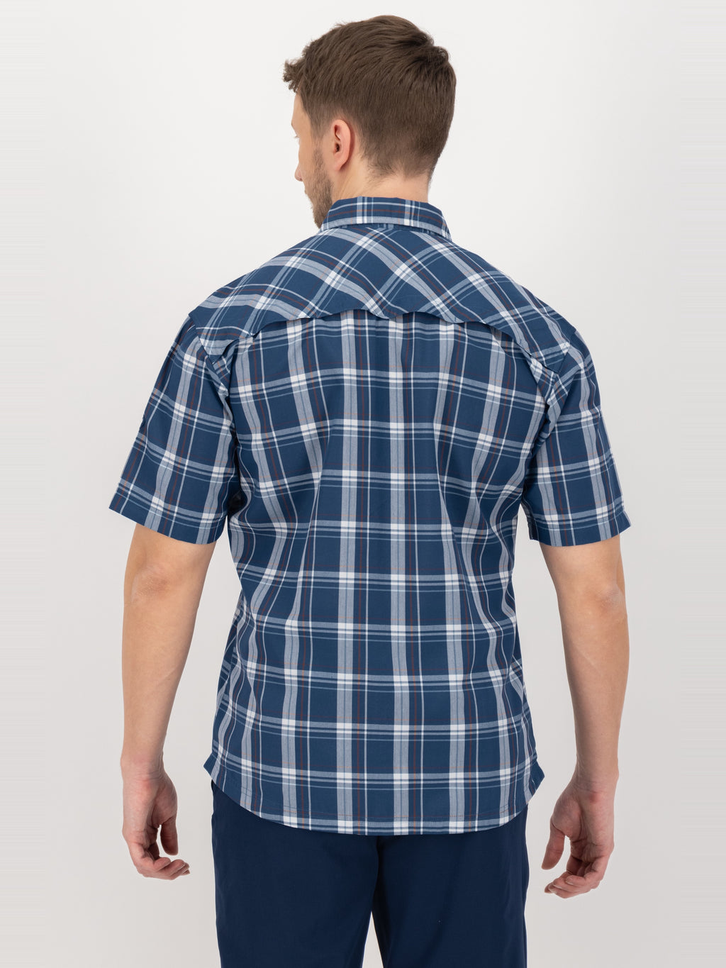 DEPROC ACTIVE Outdoorhemd Copper Navy-Check - Ansicht 3