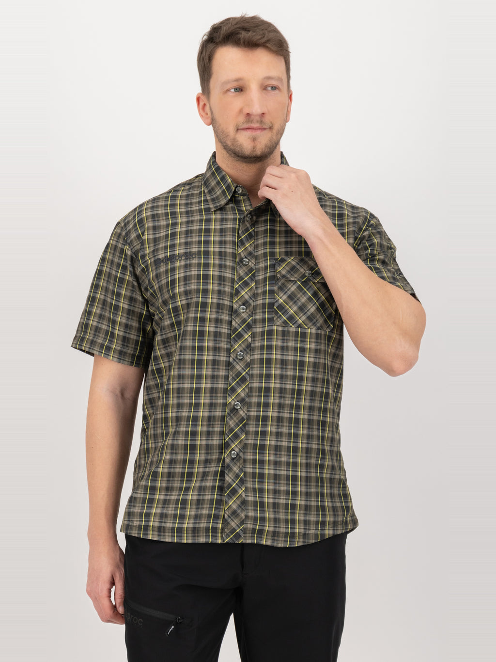 DEPROC ACTIVE Outdoorhemd Copper Khaki-Anthra - Vorderansicht