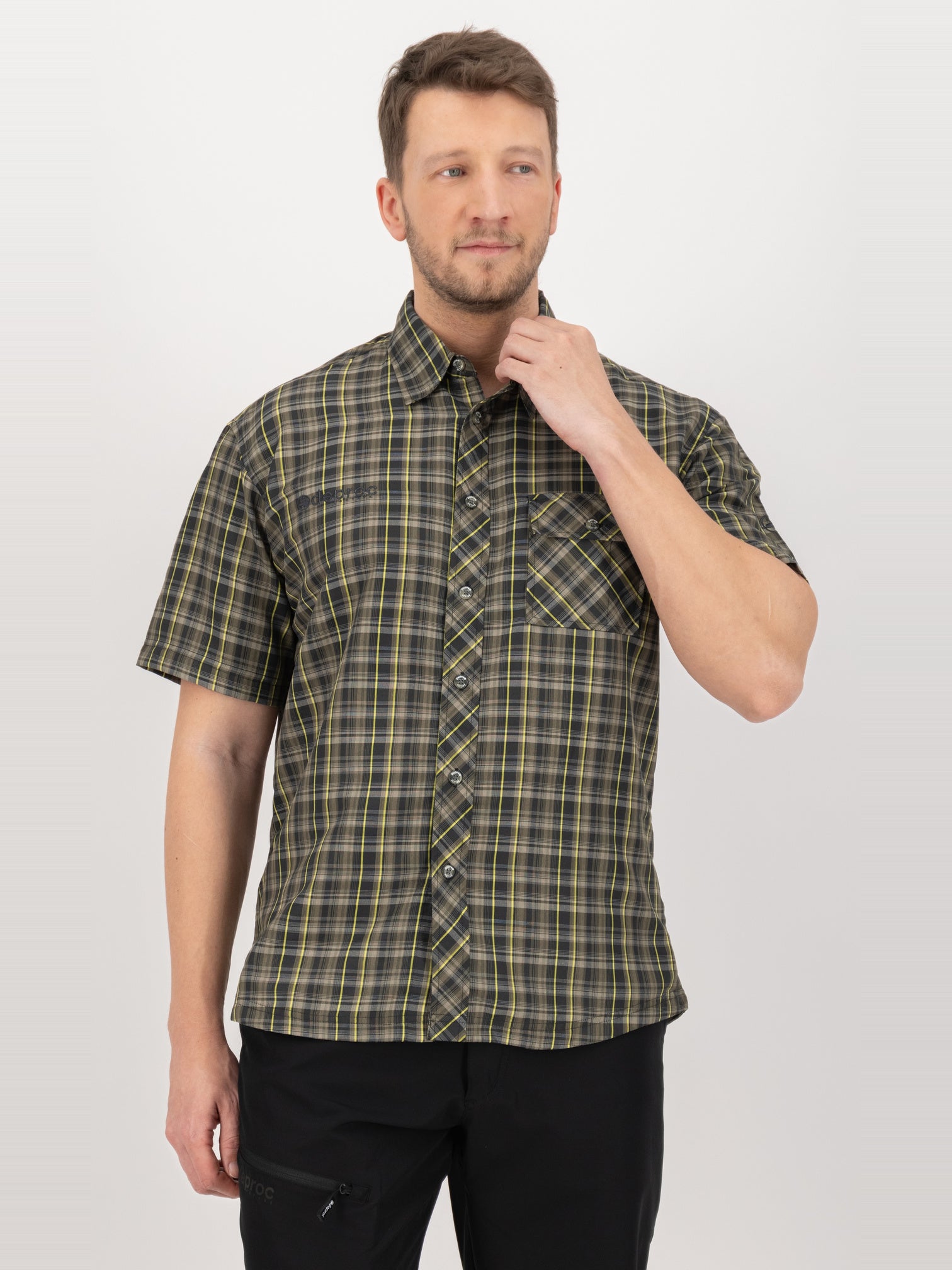 DEPROC ACTIVE Outdoorhemd Copper Khaki-Anthra - Vorderansicht