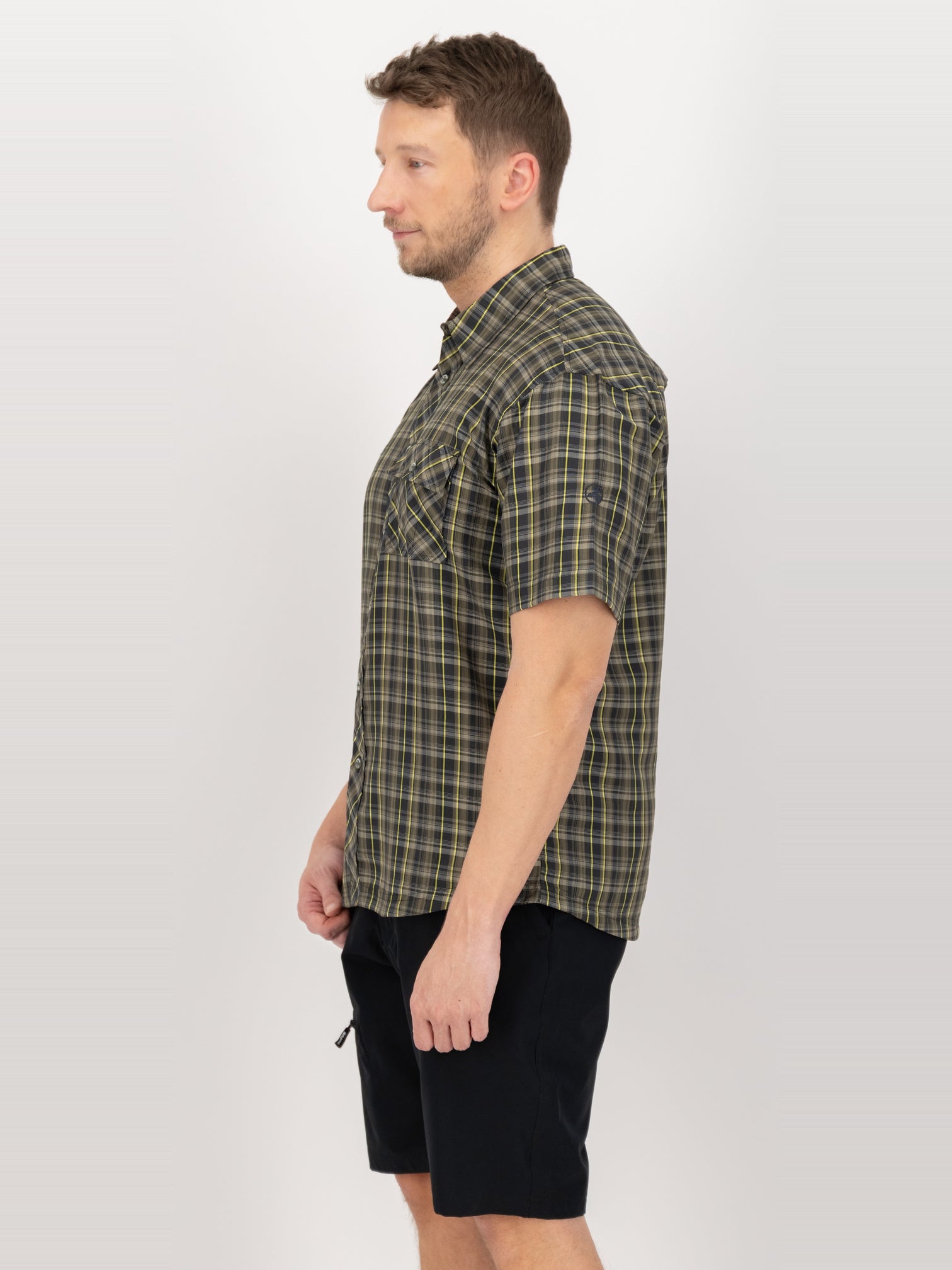 DEPROC ACTIVE Outdoorhemd Copper Khaki-Anthra - Seitenansicht
