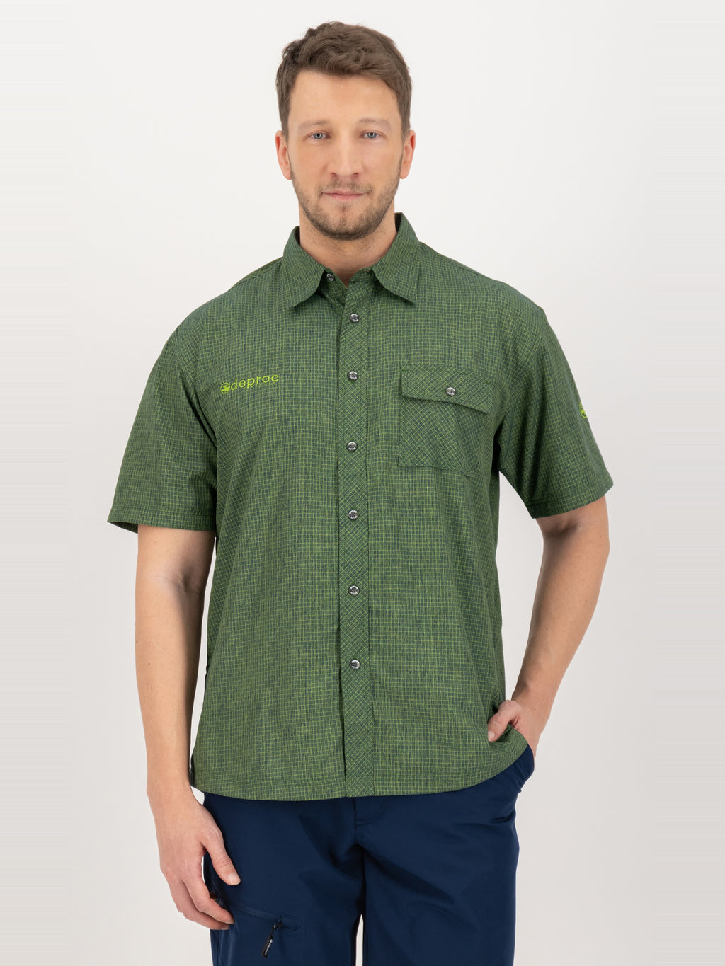 DEPROC ACTIVE Outdoorhemd Copper Olive - Vorderansicht