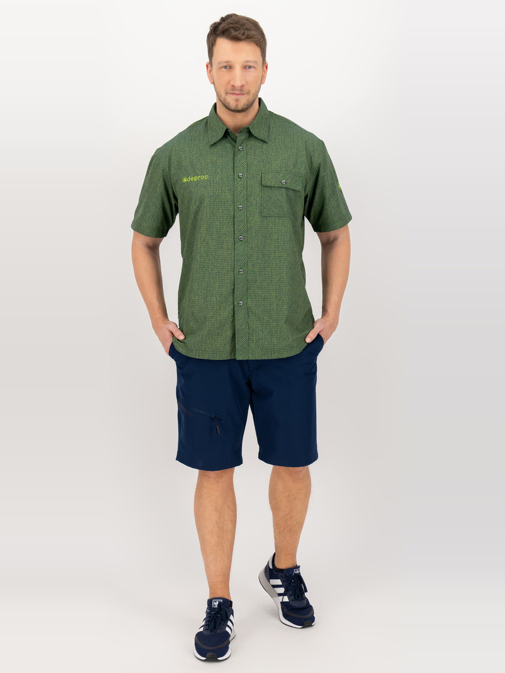 DEPROC ACTIVE Outdoorhemd Copper Olive - Ganzkoerper
