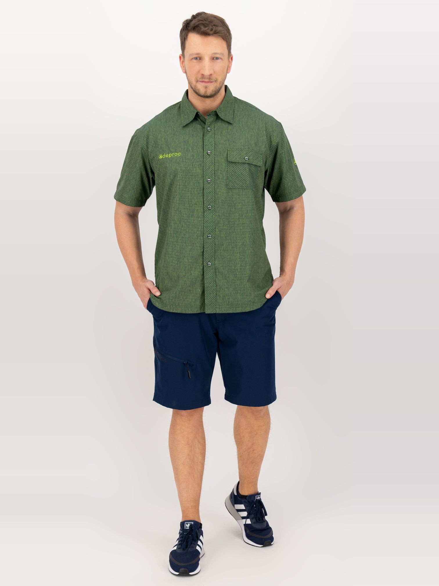 DEPROC ACTIVE Outdoorhemd Copper Olive - Ganzkoerper