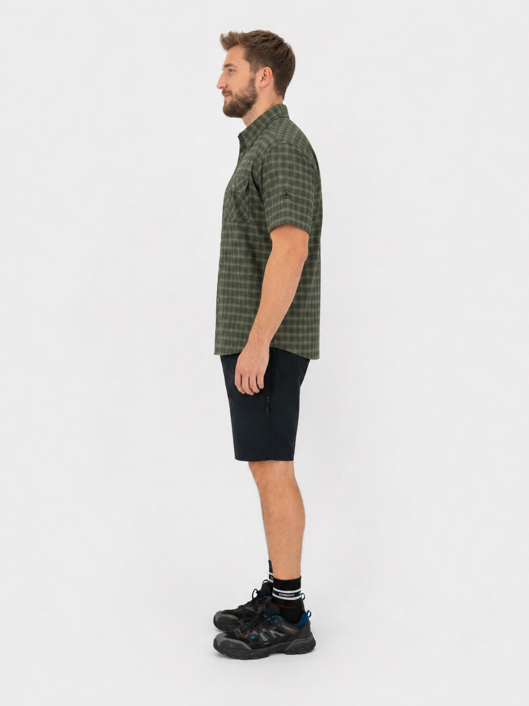 DEPROC Copper V Outdoorhemd Khaki-Check