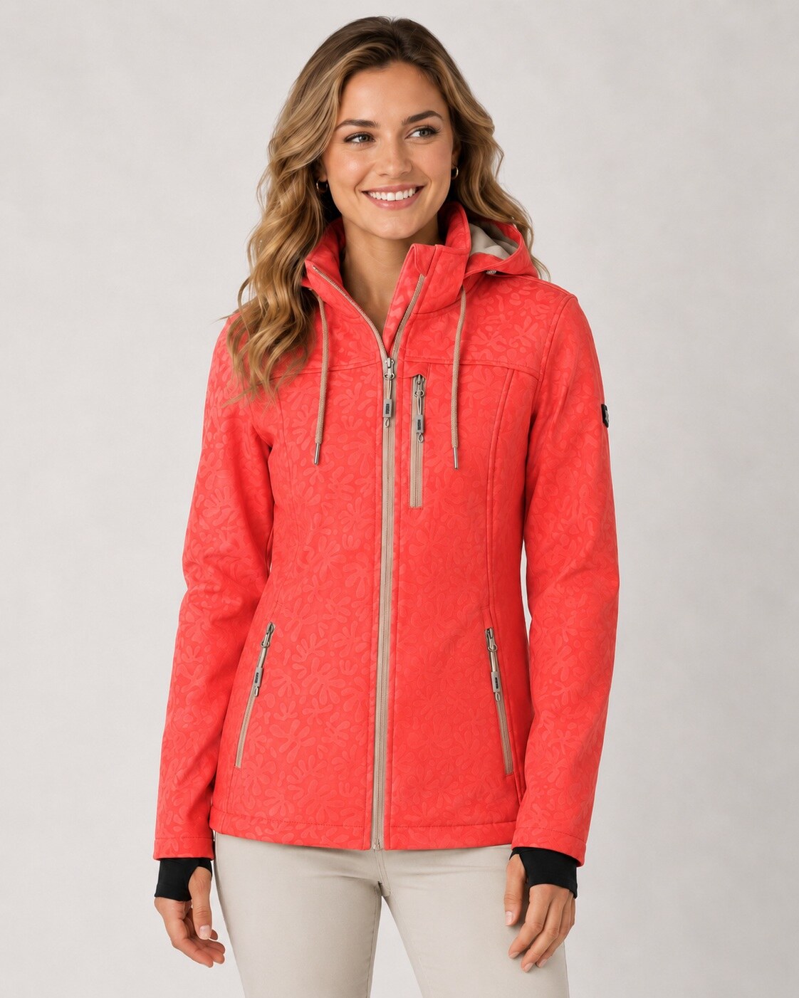 LPO Softshelljacke Janice – poppy red