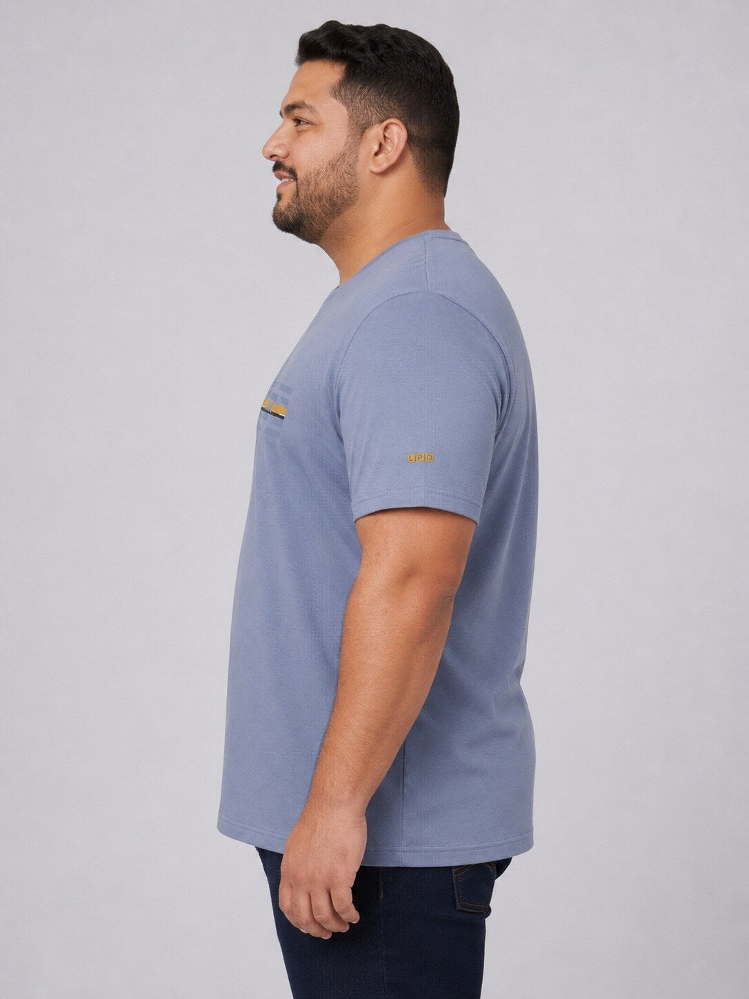 LPO Funktionsshirt Bradley Stonewash – Modelbild 3