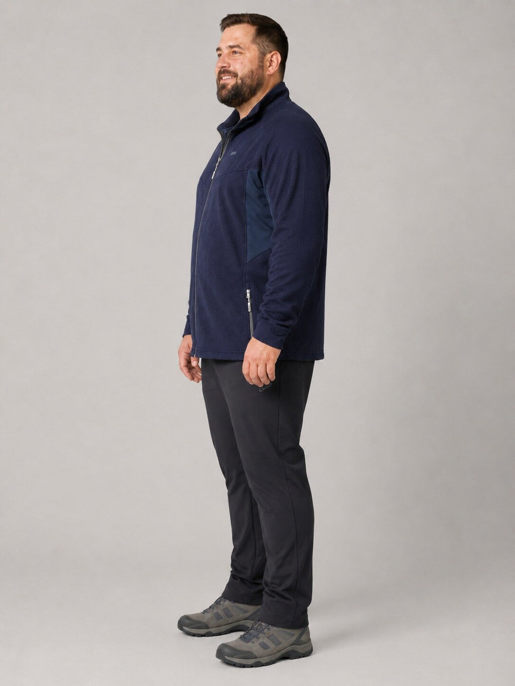 LPO Fleecejacke Gerit Night Sky – Modelbild 3