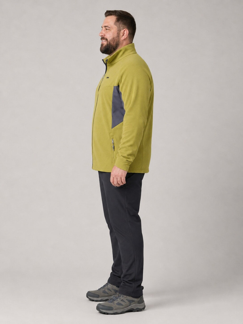 LPO Fleecejacke Gerit Moss – Modelbild 3