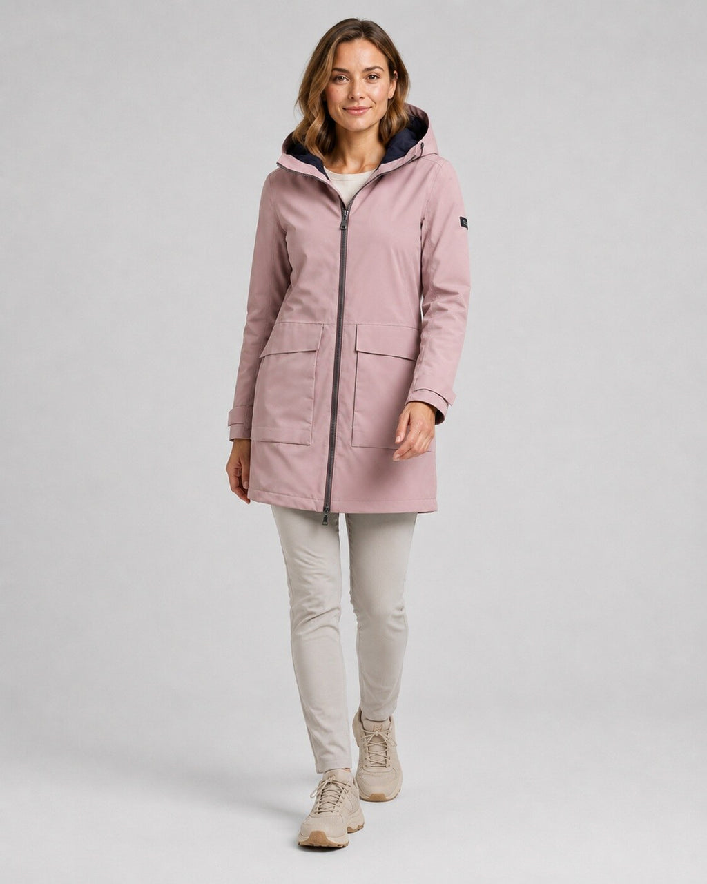 LPO Outdoorparka Henriette – grape shake