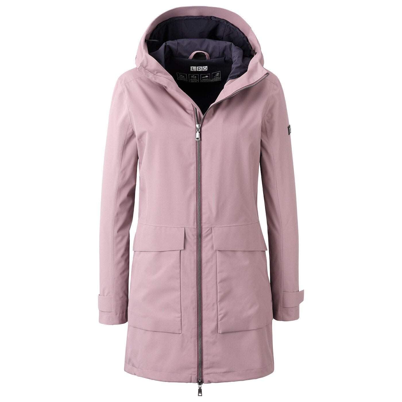 LPO Outdoorparka Henriette – grape shake