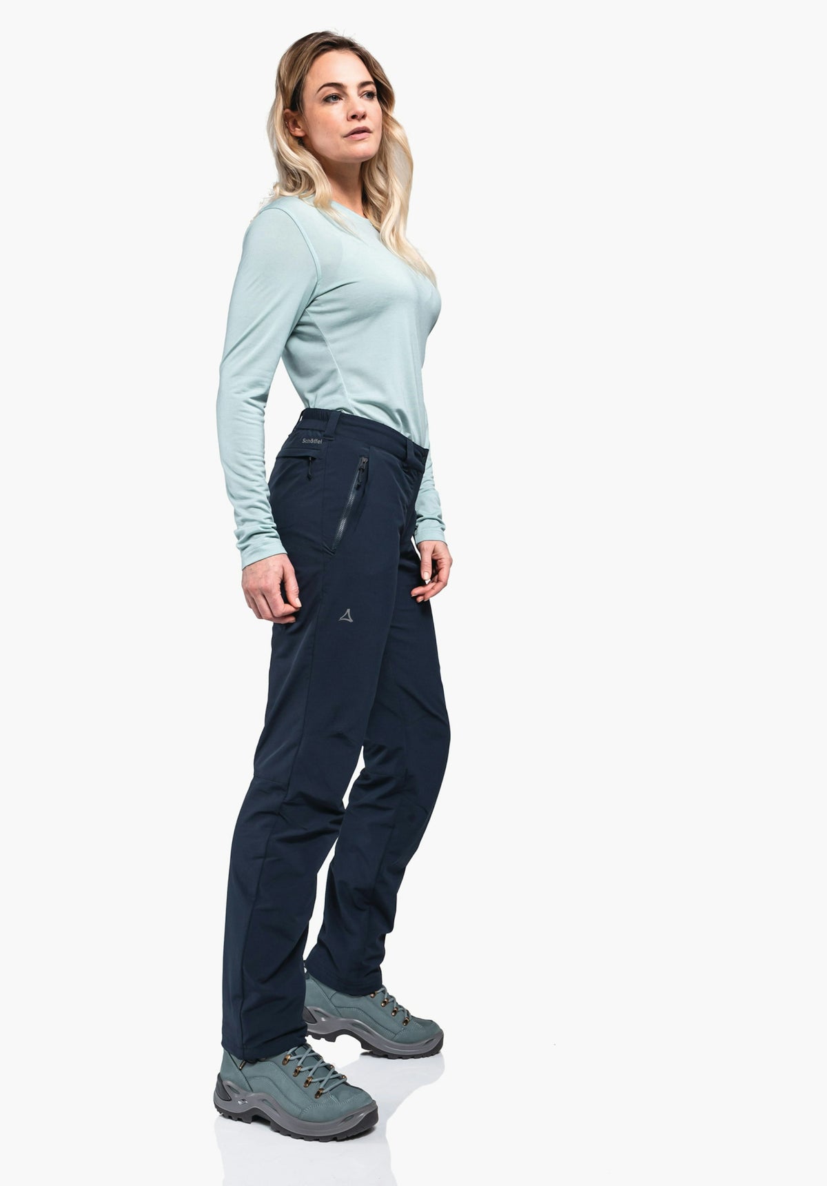 Schöffel Pants Engadin1 Warm L Damen – große Größen Blau - Ansicht 5