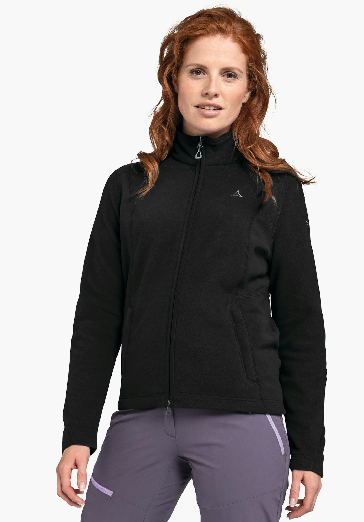Schöffel Fleece Jacket Leona3 Damen – große Größen – Schwarz