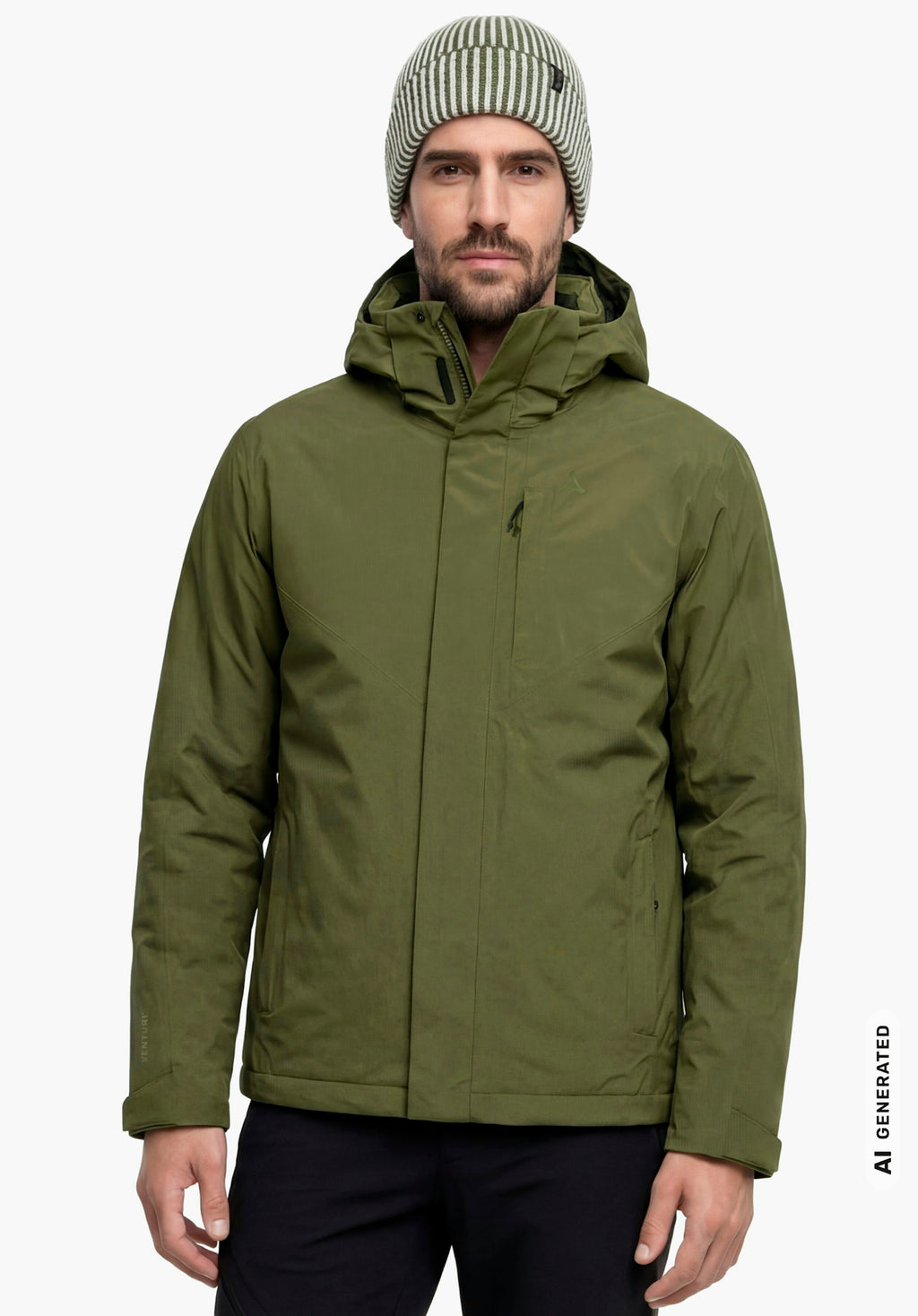 Schöffel 3in1 Jacket Style Tamina MNS Herren – große Größen Grün - Ansicht 1