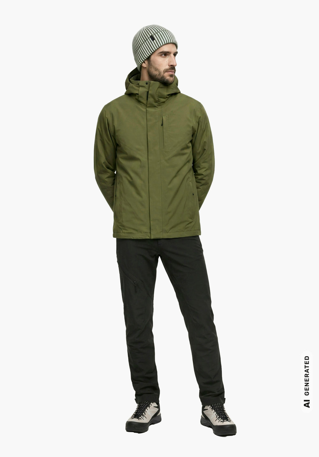 Schöffel 3in1 Jacket Style Tamina MNS Herren – große Größen Grün - Ansicht 3