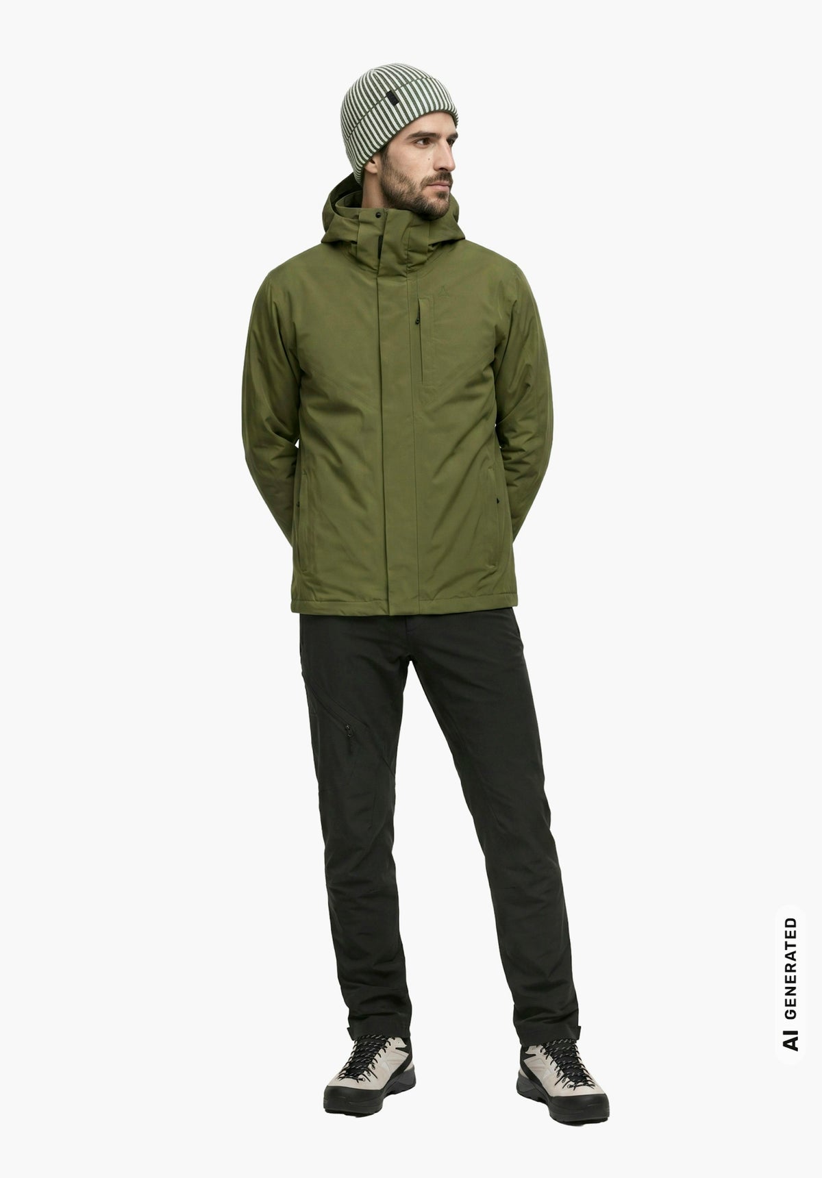 Schöffel 3in1 Jacket Style Tamina MNS Herren – große Größen Grün - Ansicht 3