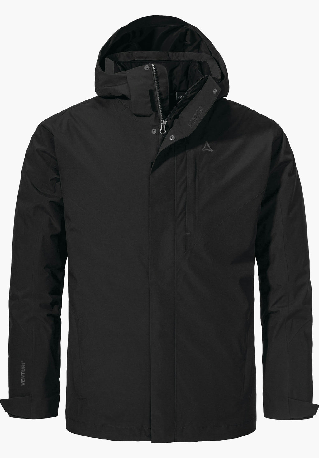 Schöffel 3in1 Jacket Style Tamina MNS Herren – große Größen Schwarz - Ansicht 6