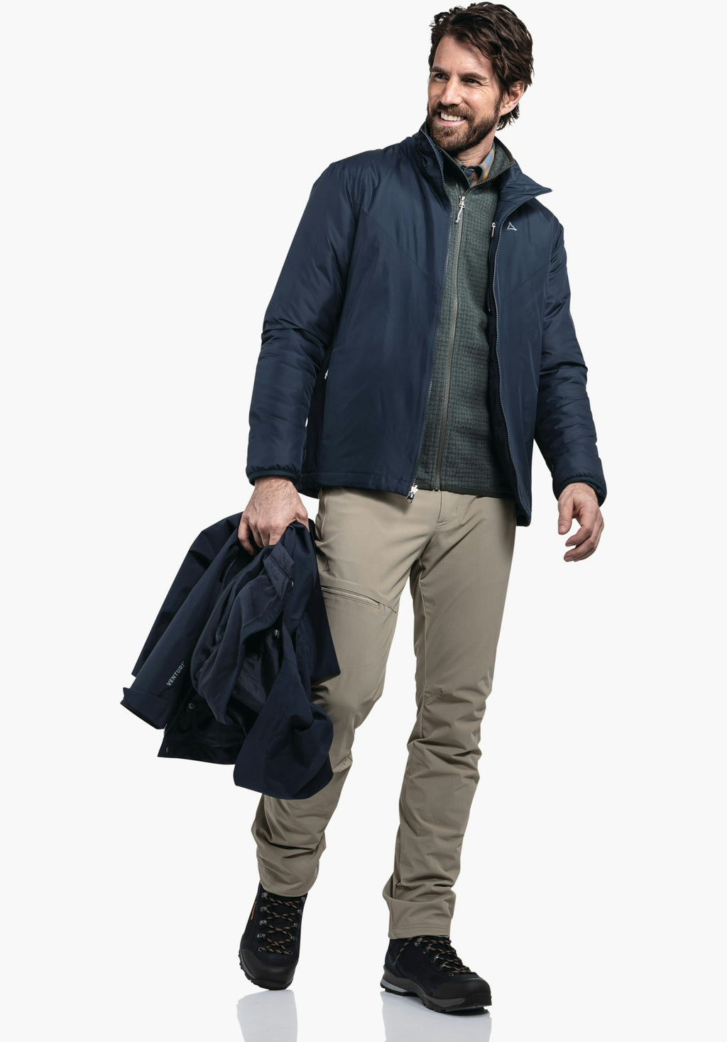 Schöffel 3in1 Jacket Style Tamina MNS Herren – große Größen Blau - Ansicht 5