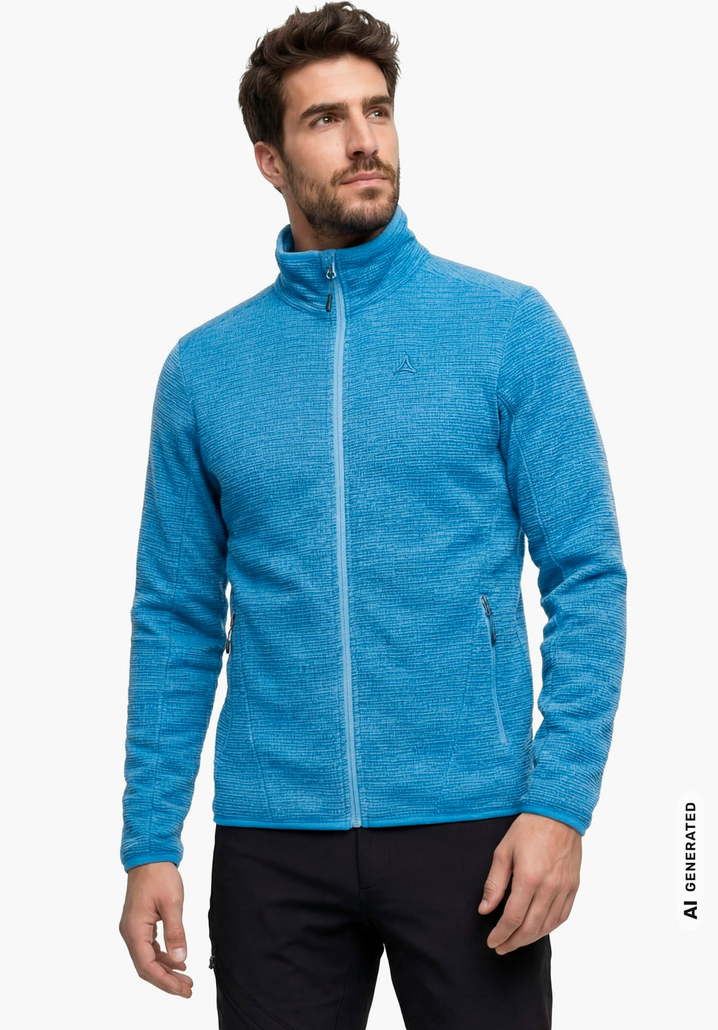 Schöffel CIRC Fleece Jk Style Terxa MNS Herren – große Größen Blau - Ansicht 1
