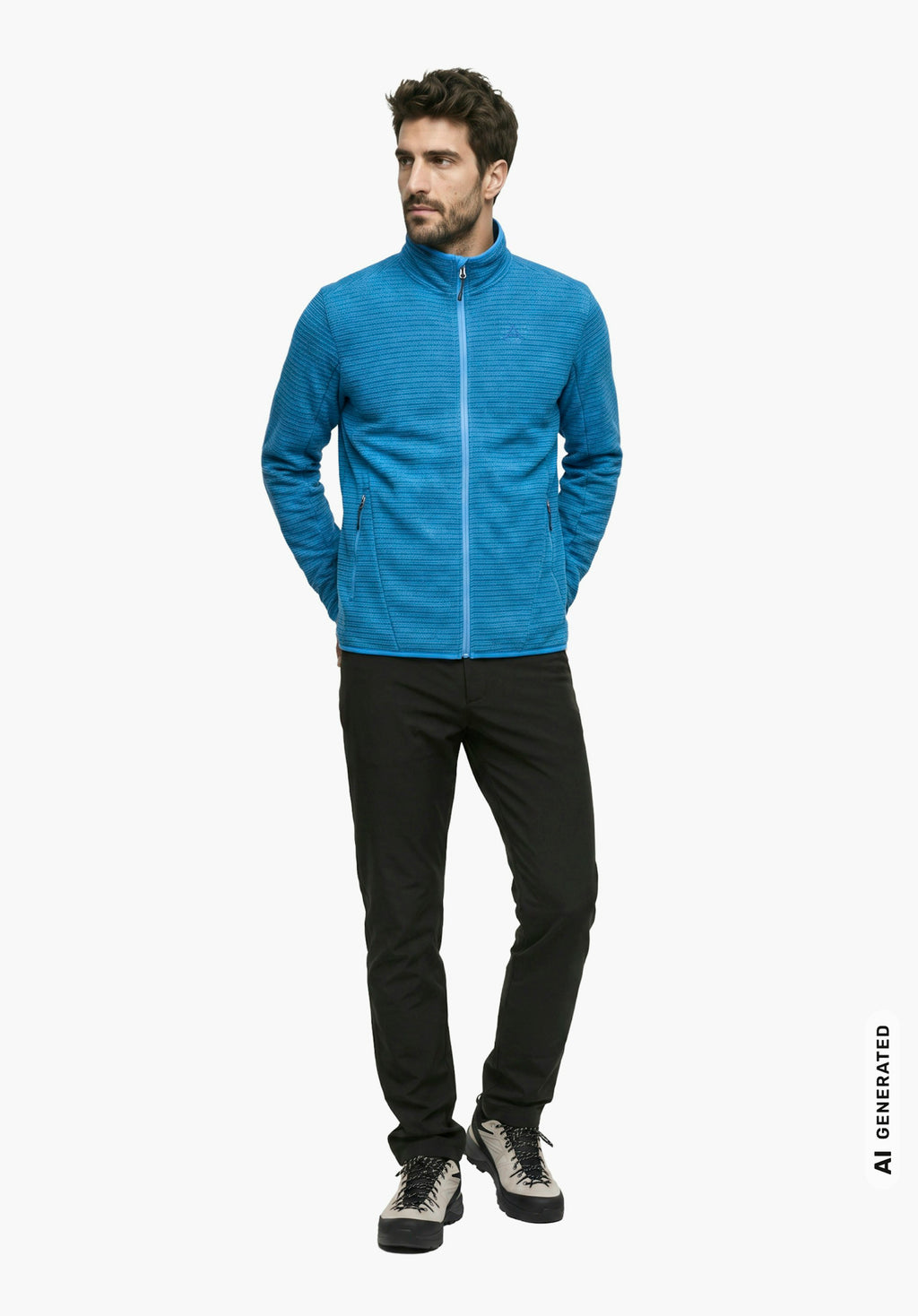 Schöffel CIRC Fleece Jk Style Terxa MNS Herren – große Größen Blau - Ansicht 3
