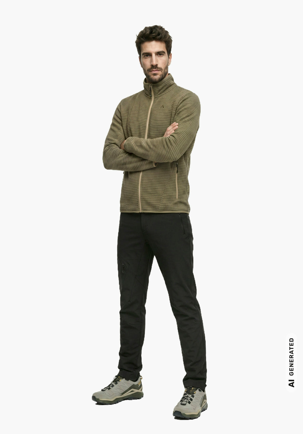 Schöffel CIRC Fleece Jk Style Terxa MNS Herren – große Größen Grün (6715) - Ansicht 3