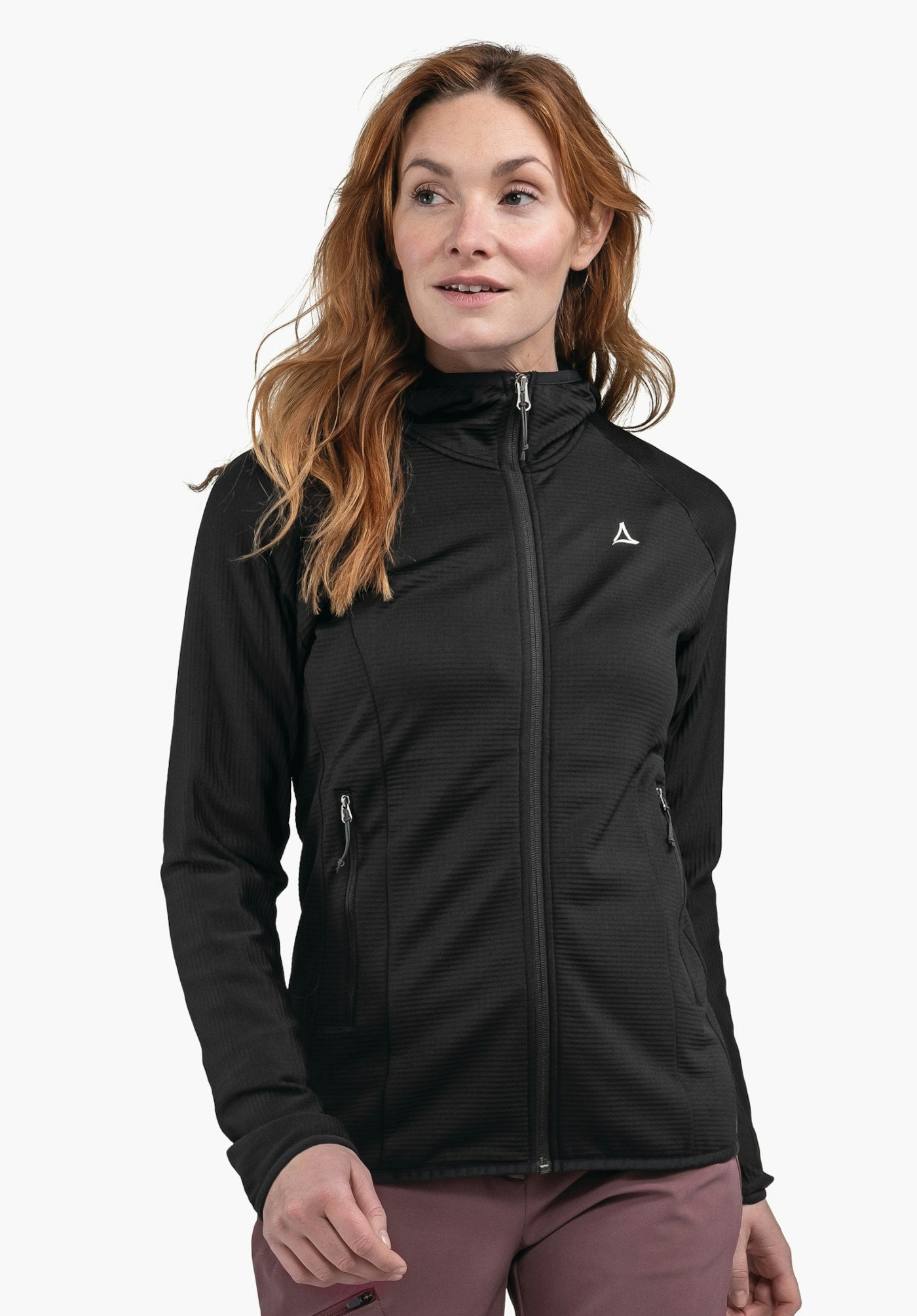 Schöffel Fleece Hoody Style Cascata WMS Damen – große Größen – Schwarz