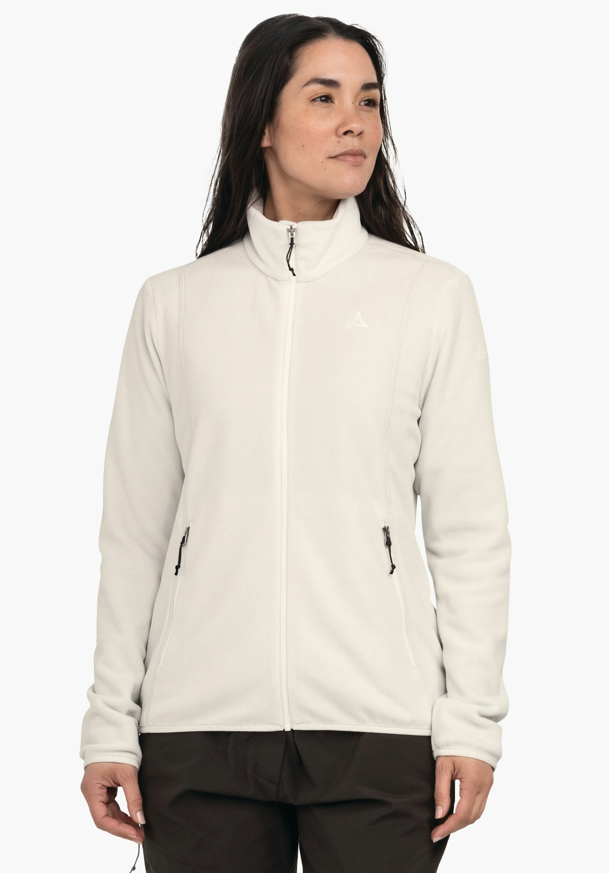 Schöffel Fleece Jk Style Ash WMS Damen – große Größen Natur - Ansicht 1