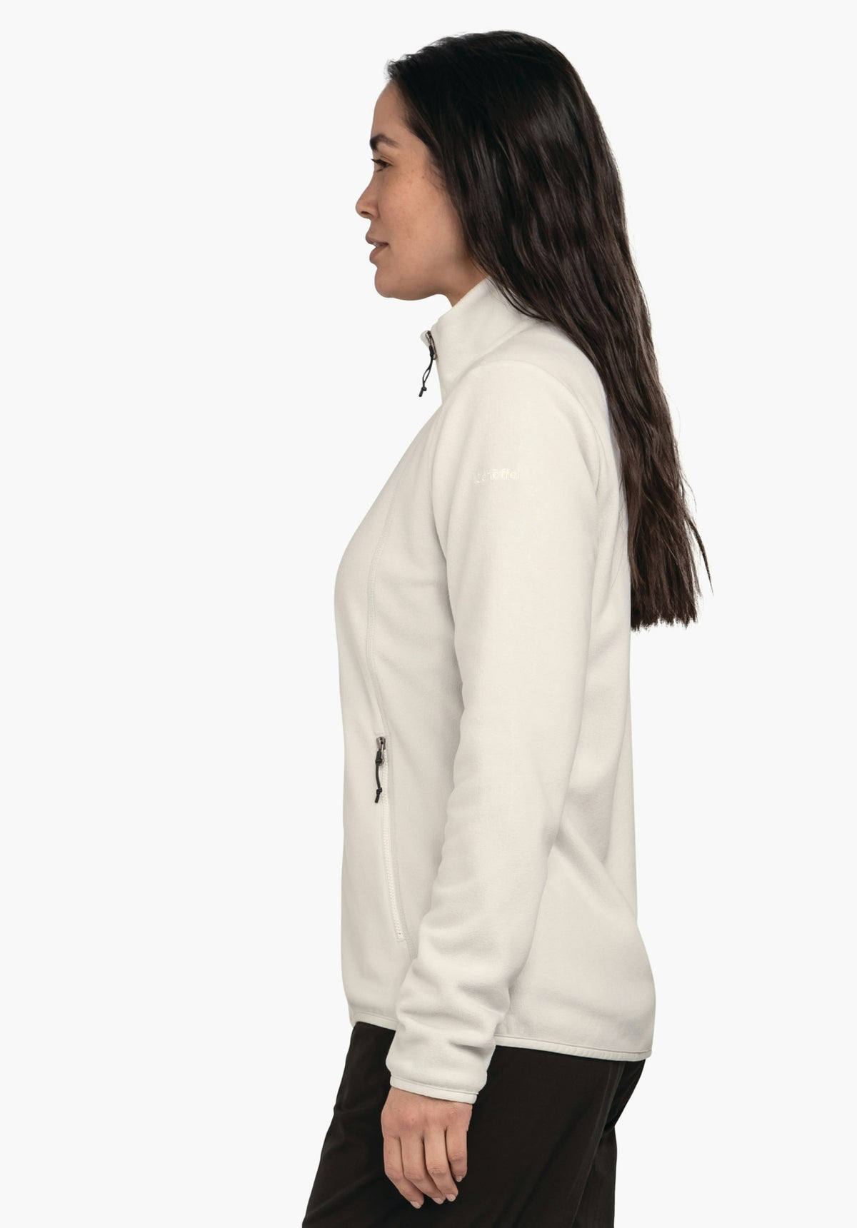 Schöffel Fleece Jk Style Ash WMS Damen – große Größen Natur - Ansicht 3