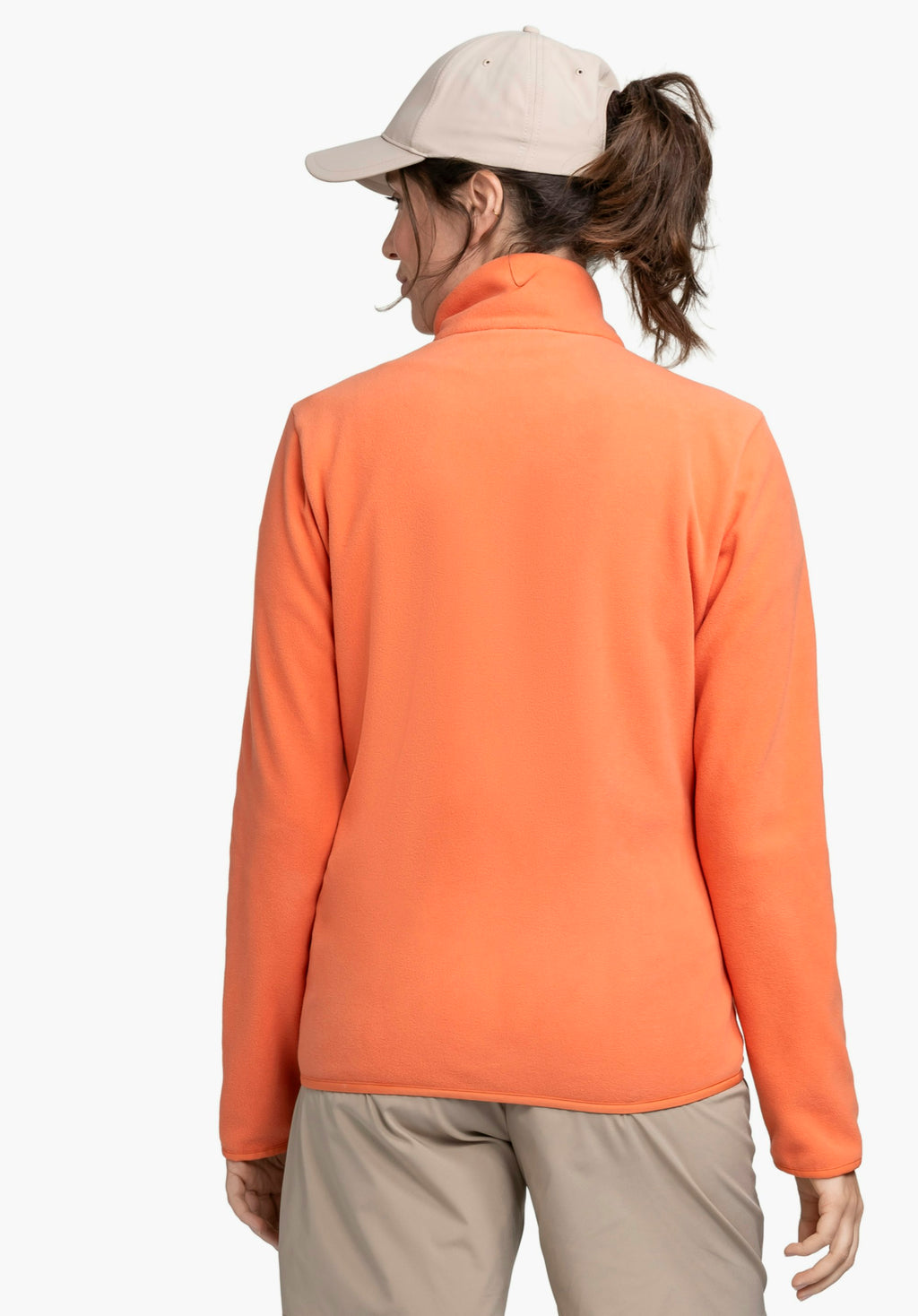 Schöffel Fleece Jk Style Ash WMS Damen – große Größen Orange - Ansicht 2