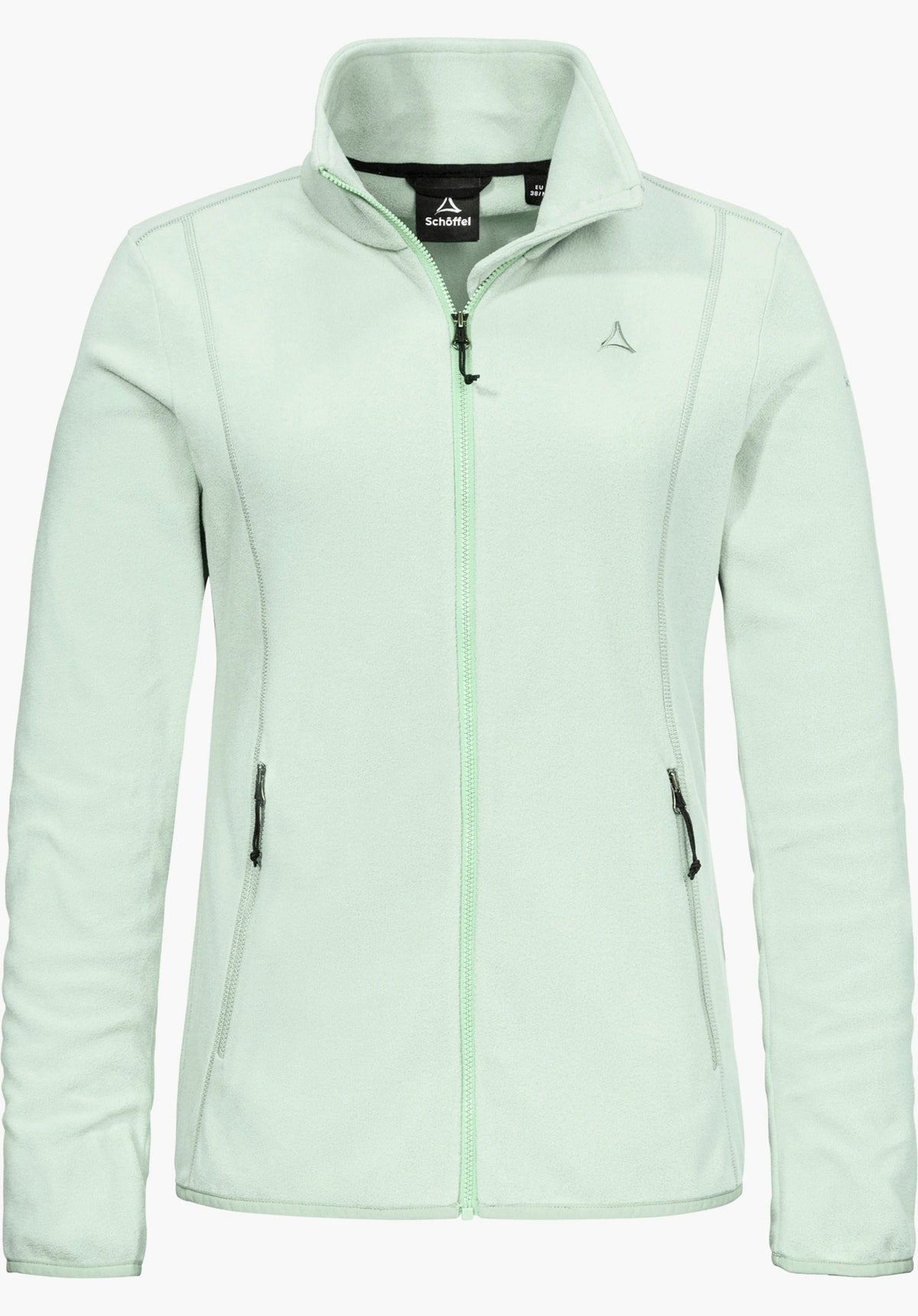 Schöffel Fleece Jk Style Ash WMS Damen – große Größen Grün - Ansicht 4