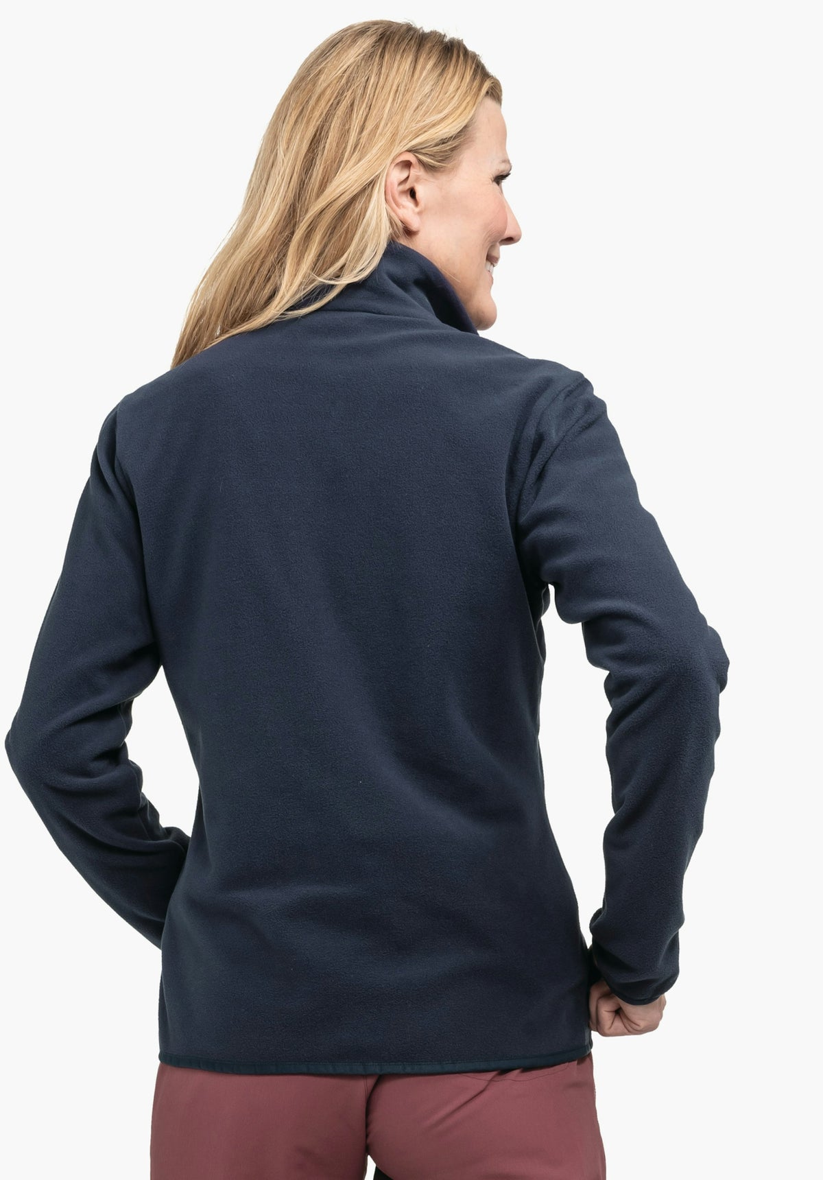 Schöffel Fleece Jk Style Ash WMS Damen – große Größen Blau - Ansicht 2