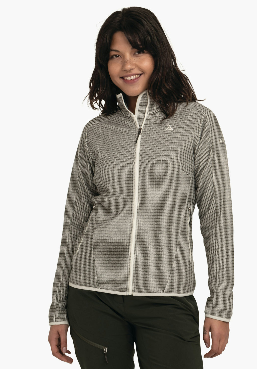 Schöffel CIRC Fleece Jk Style Terxa WMS Damen – große Größen Natur - Ansicht 1